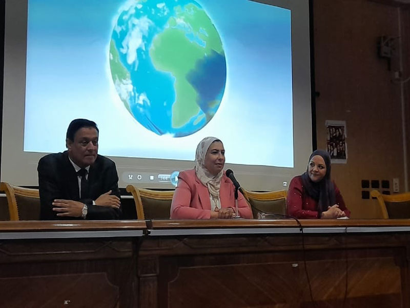 The Dean of the Faculty of Al-Alsun, Ain Shams University, opens the introductory meeting for the credit-hour programs for the new academic year