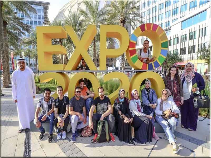 After the activities of Expo 2020 Dubai... Ain Shams students are hosted by Khalifa University in Abu Dhabi and the Egyptian Cultural Attaché in Abu Dhabi
