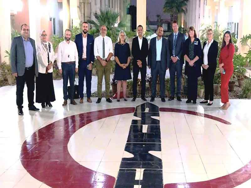 A Mayo Clinic team visit Ain Shams Specialized Hospital