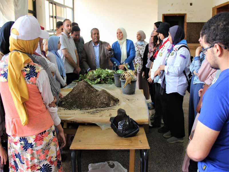 From the Faculty of Arts …Ain Shams University launches the initiative of women's role in the green transformation
