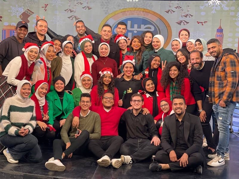 Next Wednesday... the "Arabic Harmony" choir of Ain Shams University is a guest on the program " Ma3kom... Mona El Shazly"