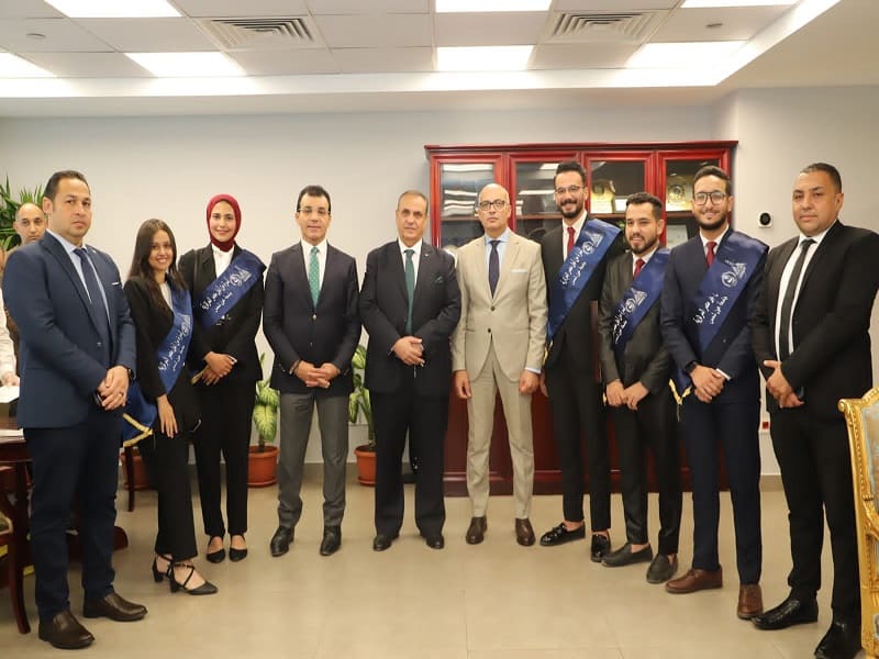 The "Students for Egypt" family congratulates the President of Ain Shams University