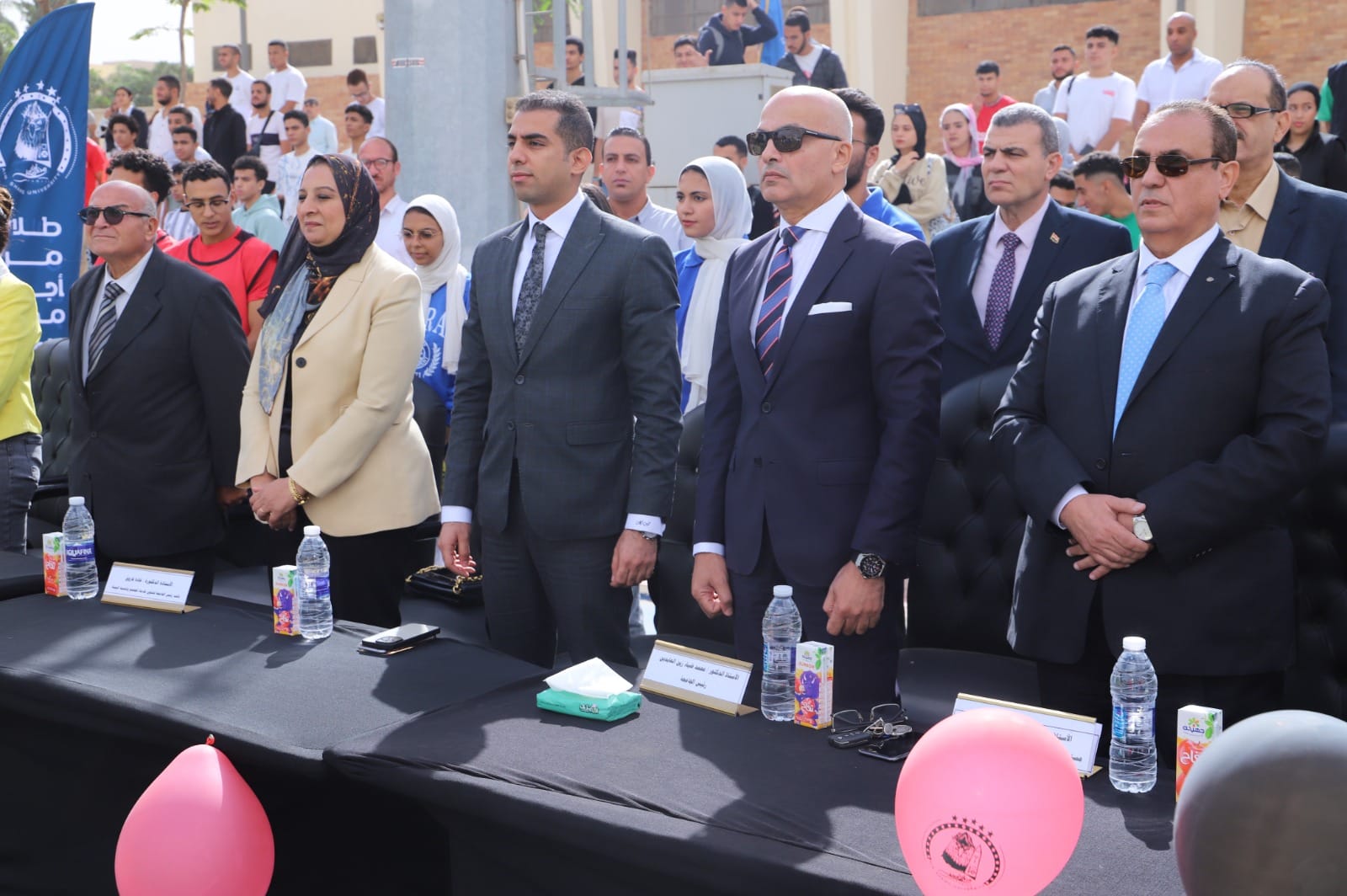 The President of Ain Shams University witnesses the launch of the "Students for Egypt League" at Ain Shams University
