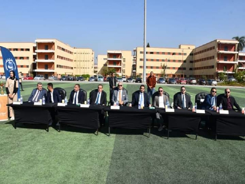 The President of Ain Shams University witnesses the closing of the Students for Egypt League activities