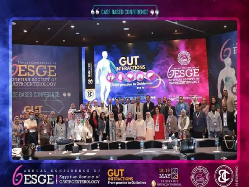 The conclusion of activities of the sixth annual conference of the Egyptian Society of Gastroenterology