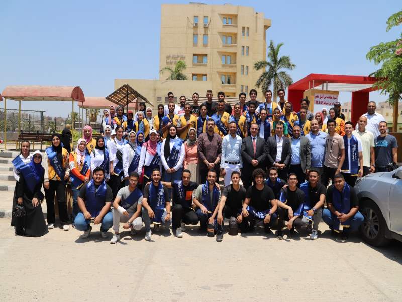 In cooperation with "Tahya Misr Fund", the Student of "For Egypt" Family at Ain Shams University supports those who are unable in Khair Misr initiative
