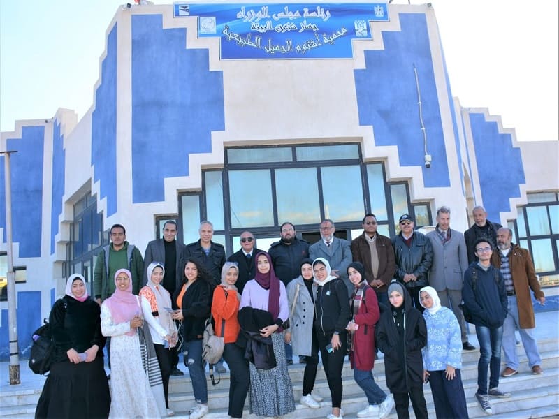 The Faculty of Veterinary Medicine is on a scientific trip to Ashtum El-Gamil Reserve