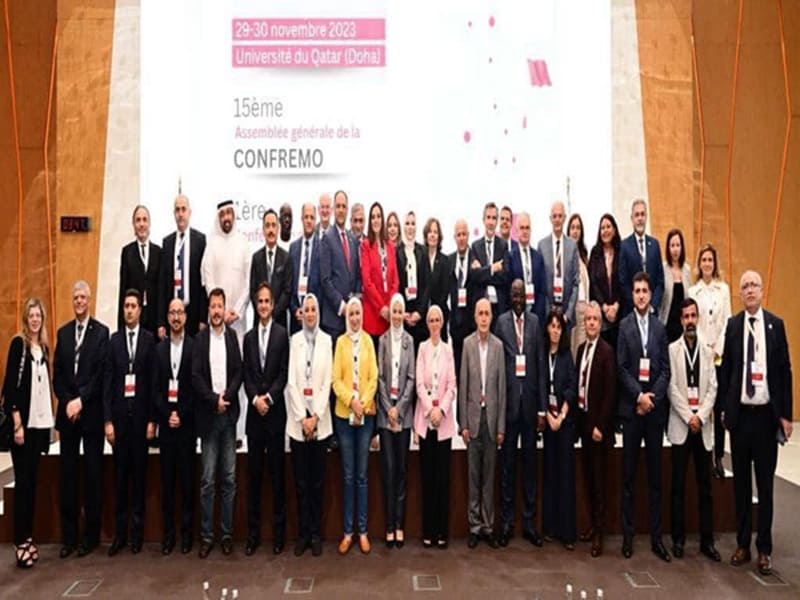 Prof. Ghada Farouk, Vice President of the University, participates in the fifteenth General Assembly of the Conference of Presidents of Francophone Universities in the Middle East, in Qatar.