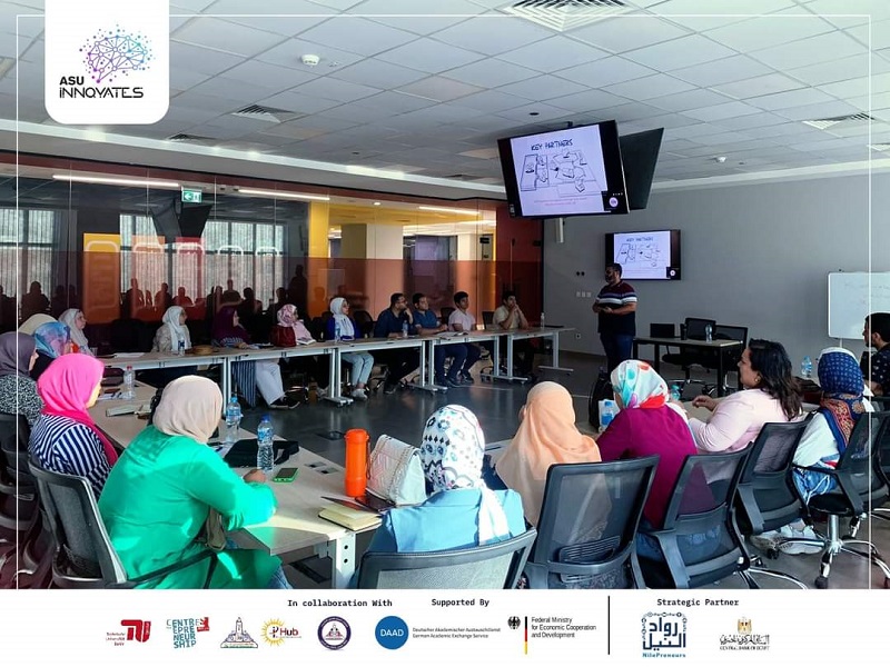 Launching the training camp for the Researchers Track for the Ain Shams Innovates 2023 competition