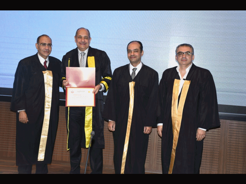 The Faculty of Medicine hosts the graduation ceremony of the December 2022 class of the Egyptian Fellowship