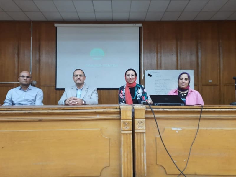 A symposium to introduce the 2023 Ain Shams University Employment Week Forum at the Faculty of Arts