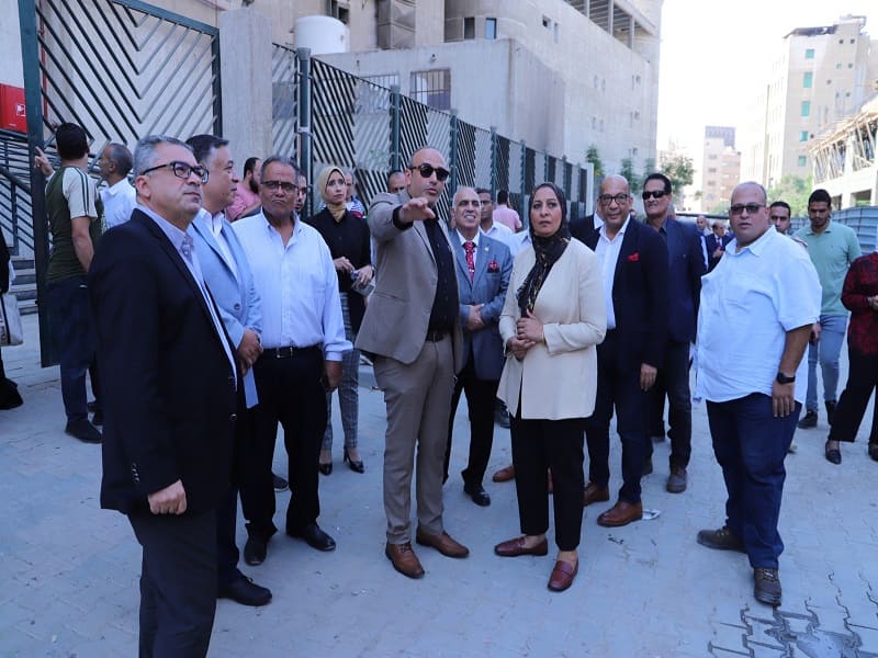 The tour of Prof. Ghada Farouk and Prof. Abdel Fattah Saoud at Ain Shams Medical City