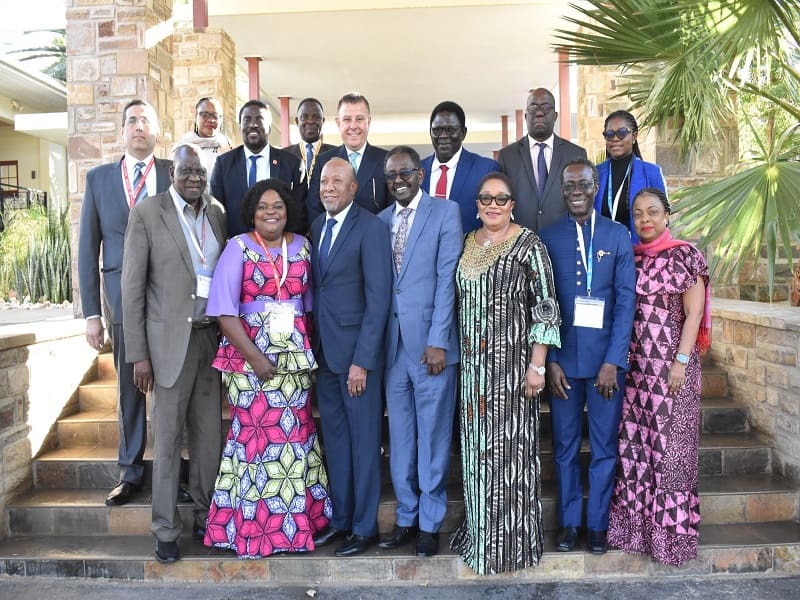 During his visit to the Namibian capital, Windhoek, the President of Ain Shams University meets with the Vice President and Minister of Education