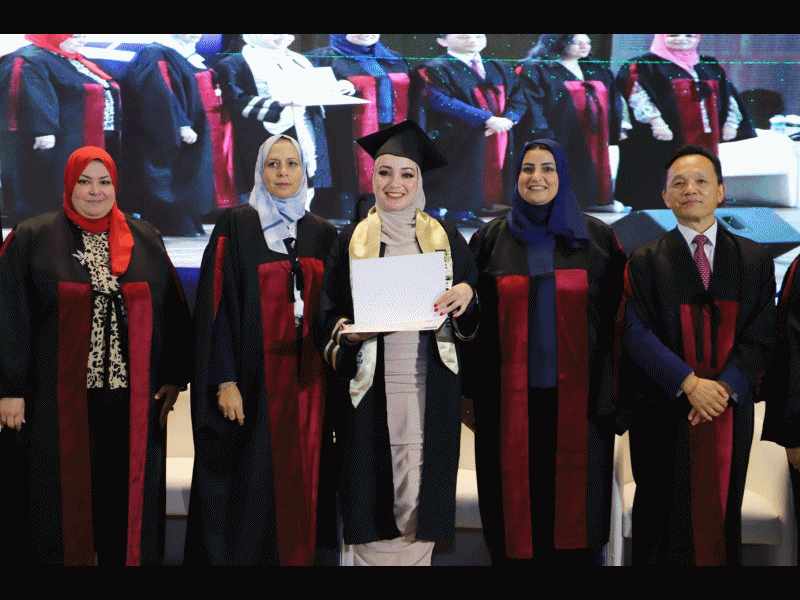 The Faculty of Computer and Information Sciences celebrates the graduation of the 24th batch and the first batch of dual degree holders in partnership with the University of East London in the United Kingdom