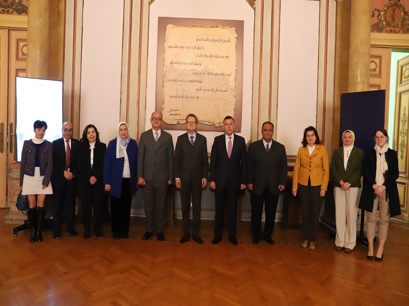 The German ambassador was hosted by Ain Shams University in Cairo