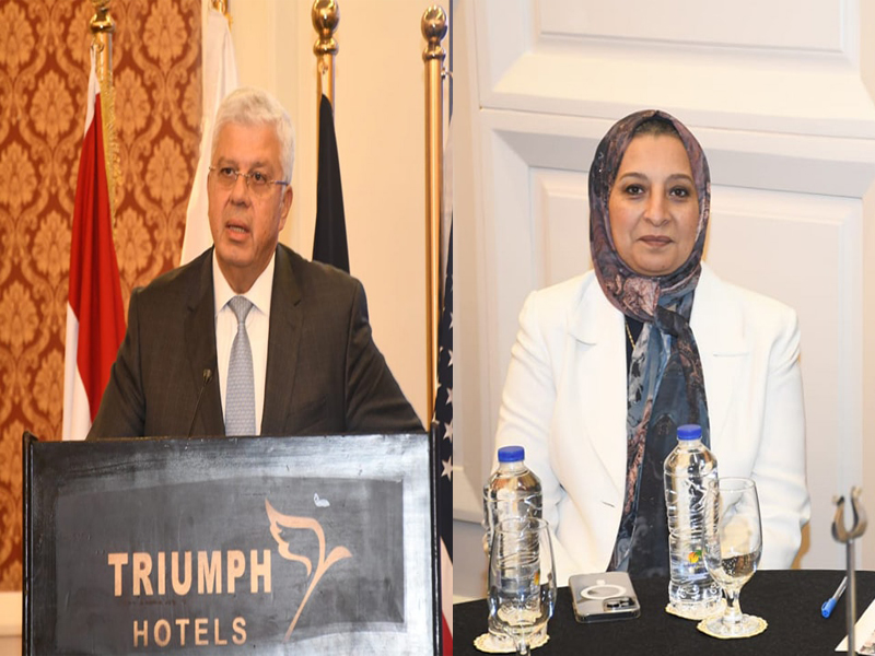 Prof. Ghada Farouk, Acting President of the University, participates in the activities of the workshop of the Egyptian Pioneers and Scholars Program: Enhancing Partnership with the Public Sector