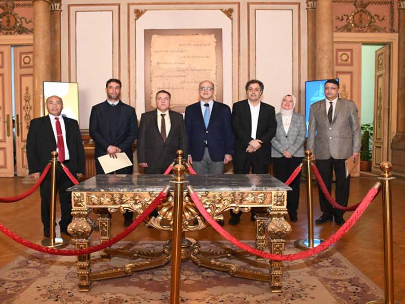 Vice President of Ain Shams University for Graduate Studies and Research receives the Libyan Cultural Attaché