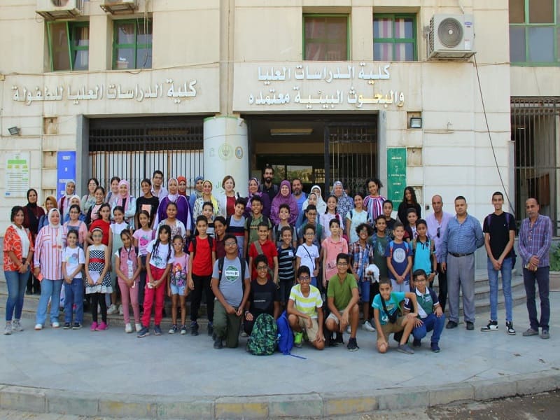 Children's University was hosted by the Faculty of Environmental Studies at Ain Shams University