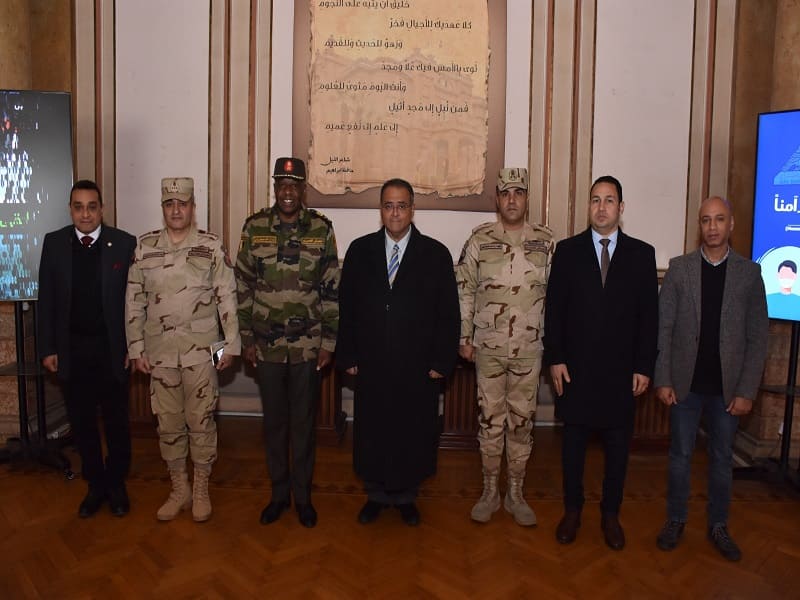 The Education and Student Affairs Sector hosts the meeting of Major General Khaled Tawfiq, Assistant Chief of Staff Officer of the Armed Forces, with students of military education