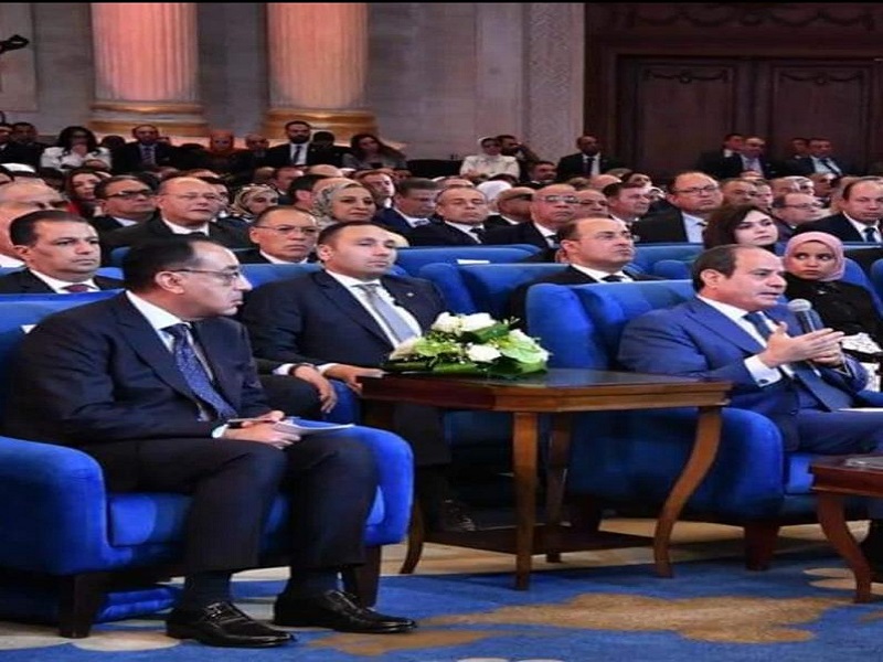 In honor of His Excellency President Abdel Fattah El-Sisi... Prof. Ghada Farouk witnesses the opening of the conference “The Story of a Homeland between Vision and Achievement”