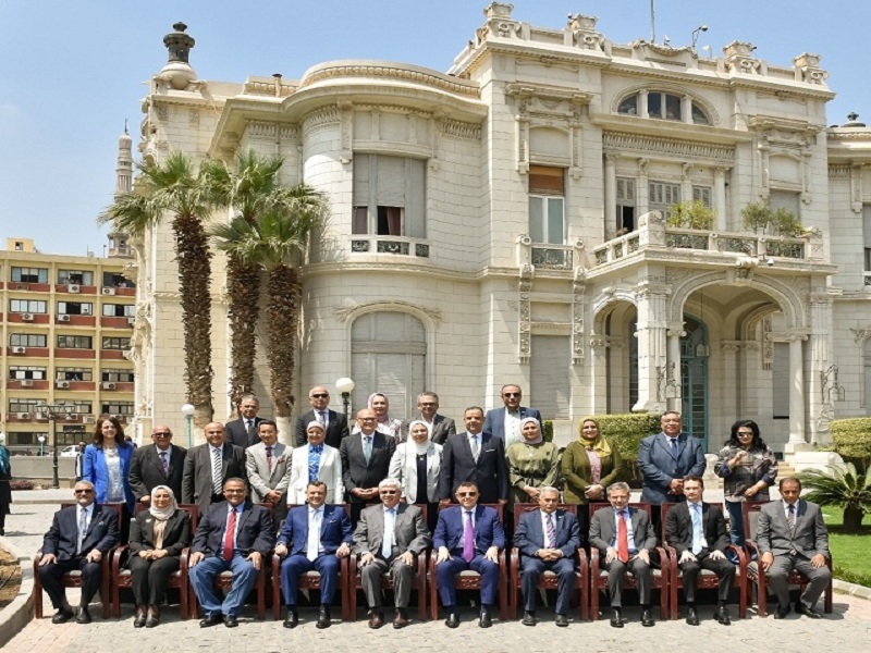 The Ministers of Higher Education, Scientific Research, Tourism and Antiquities and the President of Ain Shams University inaugurated the Zaffran Palace Museum at the university