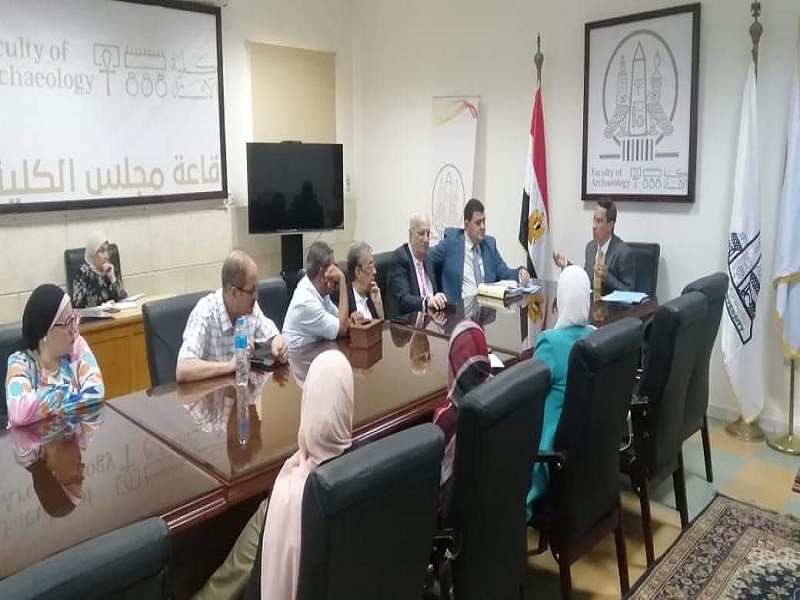 The monthly meeting of the Faculty of Archeology Board