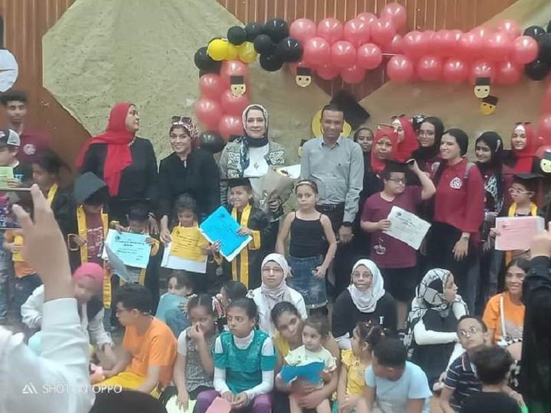 The celebration of the new academic year at the Graduate School of Childhood for children with the participation of the "For Egypt" Family