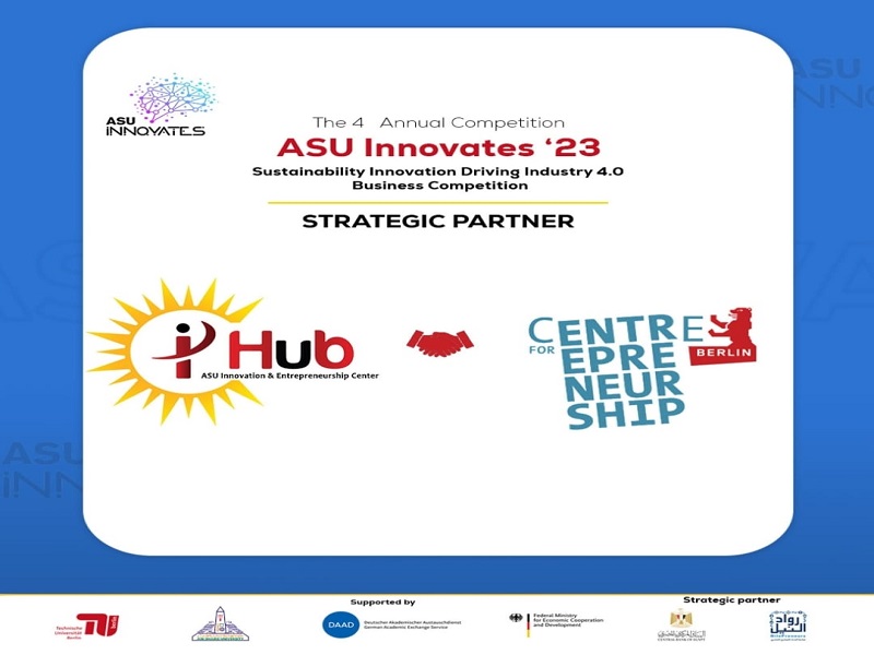 The Innovation and Entrepreneurship Center at Ain Shams University announced the continuation of the partnership with the Entrepreneurship Center at the Technical University of Berlin, where participants will take place during the Ain Shams Innovates Competition........