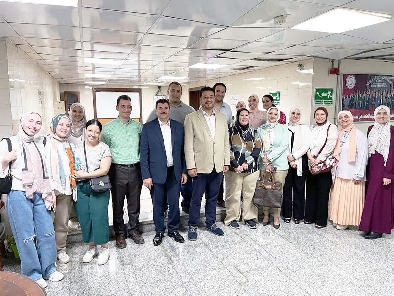 The Egyptian genomics scientist, Dr. Haitham Shaaban visits Ain Shams University