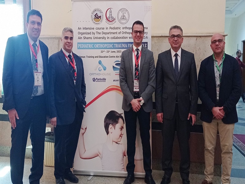 A conference on injuries and fractures of children and adolescents, at the Department of Orthopedics, at the Faculty of Medicine, in cooperation with the Egyptian Orthopedic Association