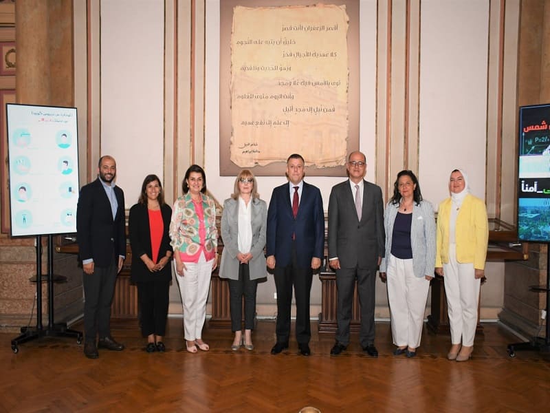 The President of Ain Shams University receives the Director of International Relations at TU Berlin University