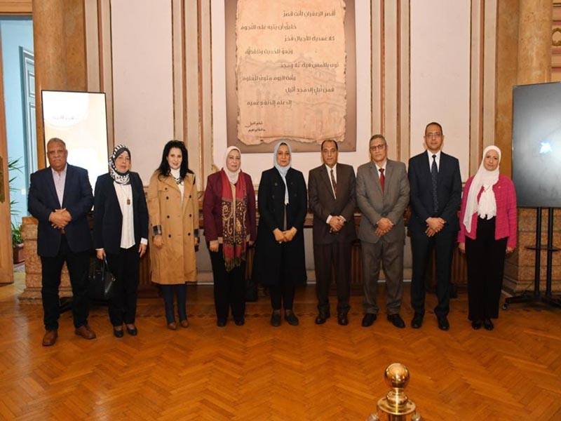 The Faculty of Al-Alsun receives a team of reviewers from the National Authority for Quality Assurance of Education and Accreditation