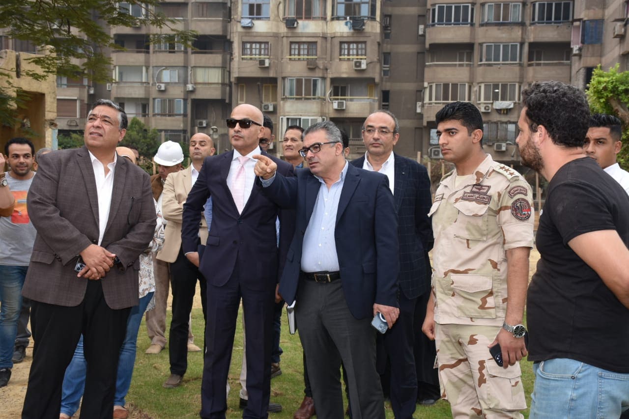 An inspection tour by the President of Ain Shams University to the Medical City