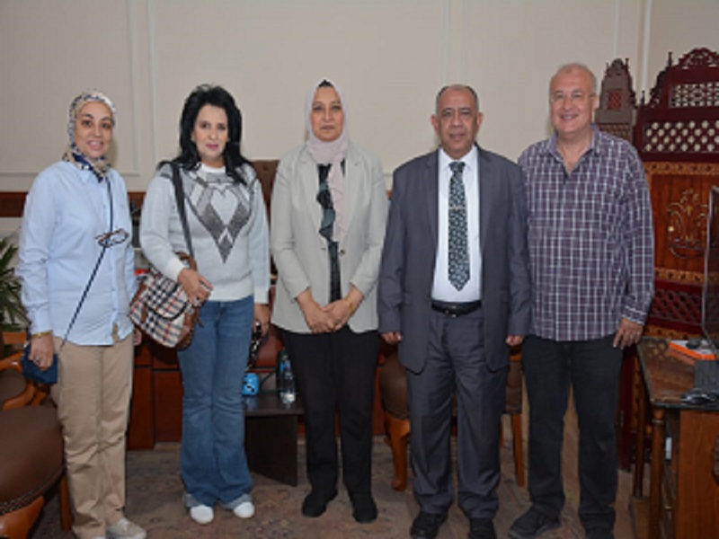 The Faculty of Agriculture receives visits from the Authority of Reliance on the software system