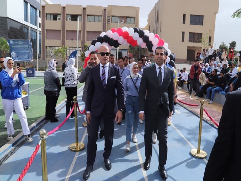 The President of Ain Shams University witnesses the launch of the "Students for Egypt League" at Ain Shams University