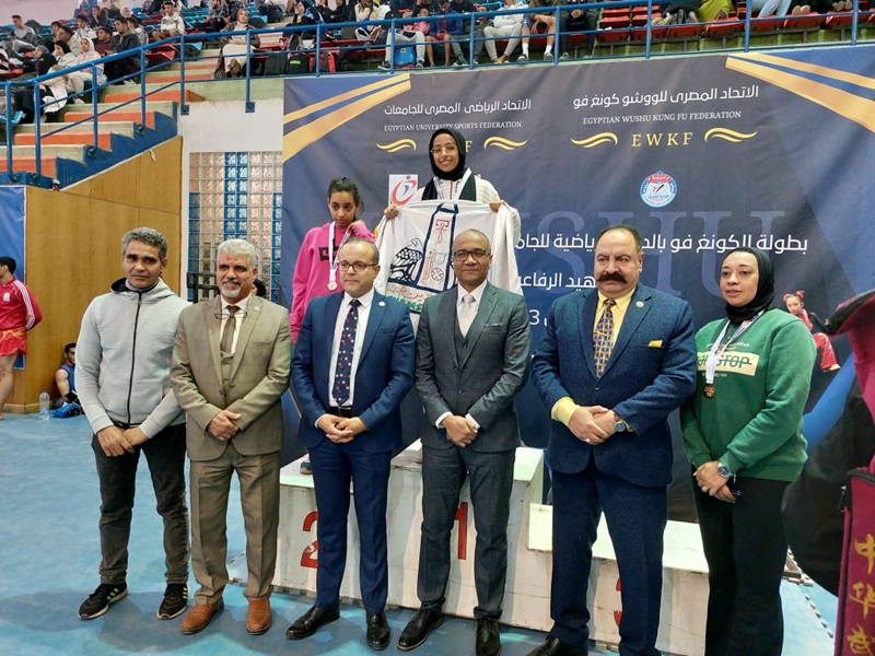 جامعة عين شمس تحرز أربع ميداليات ذهبية وميدالية فضية وبرونزيتان في الكونغ فو في بطولة الشهيد الرفاعي الـ 51