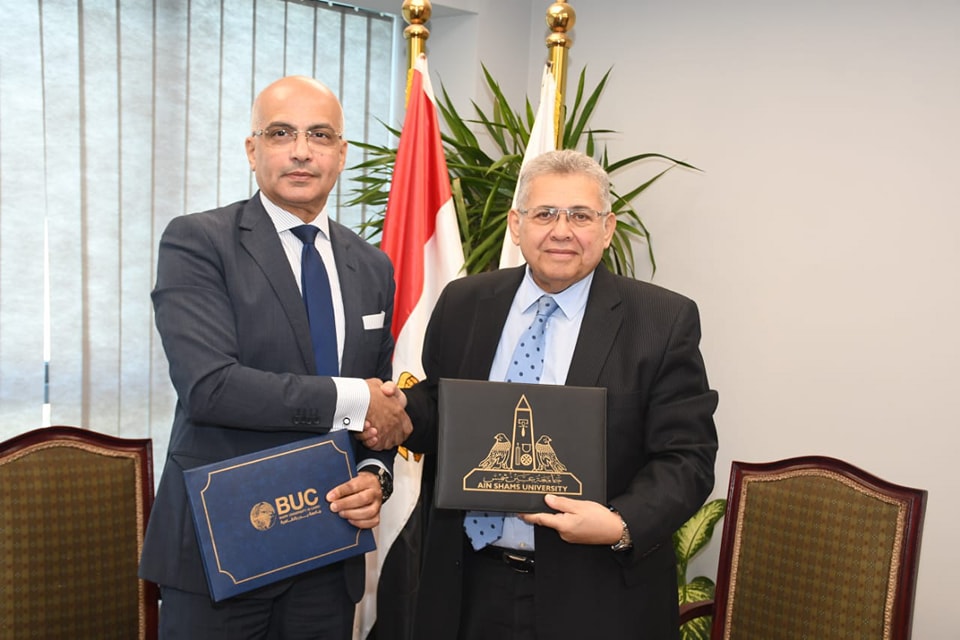 A memorandum of understanding between Ain Shams and Badr Universities to develop academic cooperation and enhance mutual understanding between the two parties