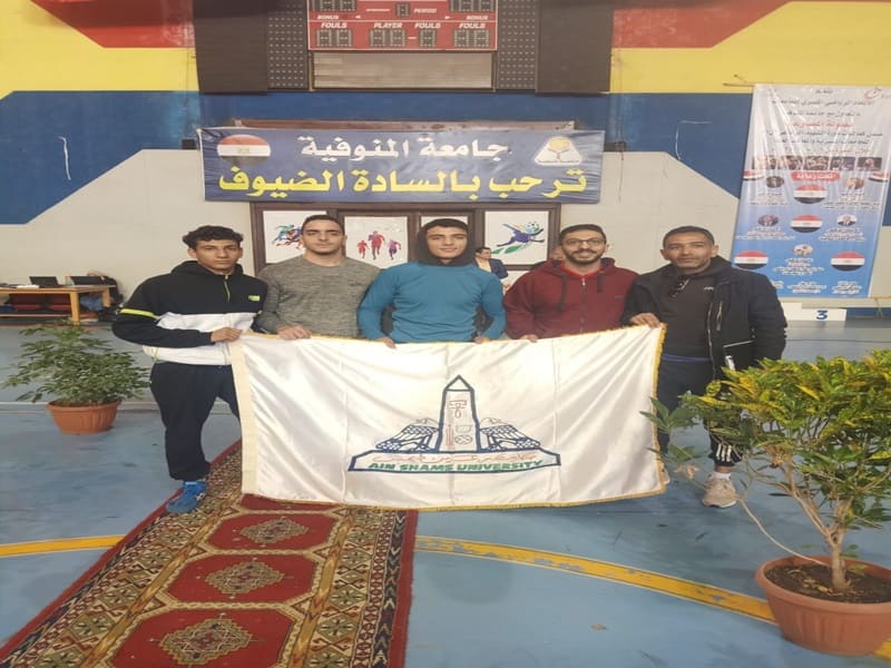 Ain Shams University wins first place and the gold medal in wrestling at the 51st Martyr Al-Rifai Championship