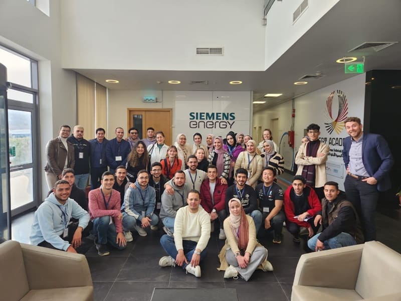 A technical visit to the Siemens factory in Ain Sokhna in the Arab Republic of Egypt on the sidelines of the winter training camp, which was launched by the Center for Innovation and Entrepreneurship at Ain Shams University under the title “Sustainable Innovation and Industry 4.0.”