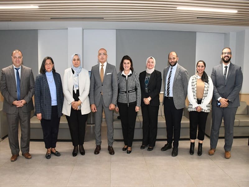 The President of Ain Shams University chairs the meeting of the University’s International Relations and Academic Collaboration Sector Council