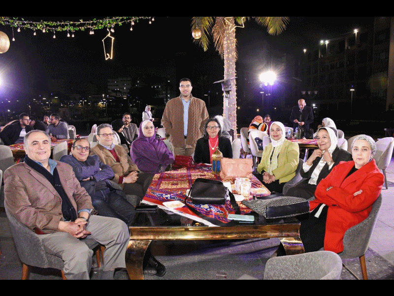 “Khan Al-Zaafaran” … A Ramadan night for the Alumni Association of Ain Shams University in vibes inspired by Al-Moez Street
