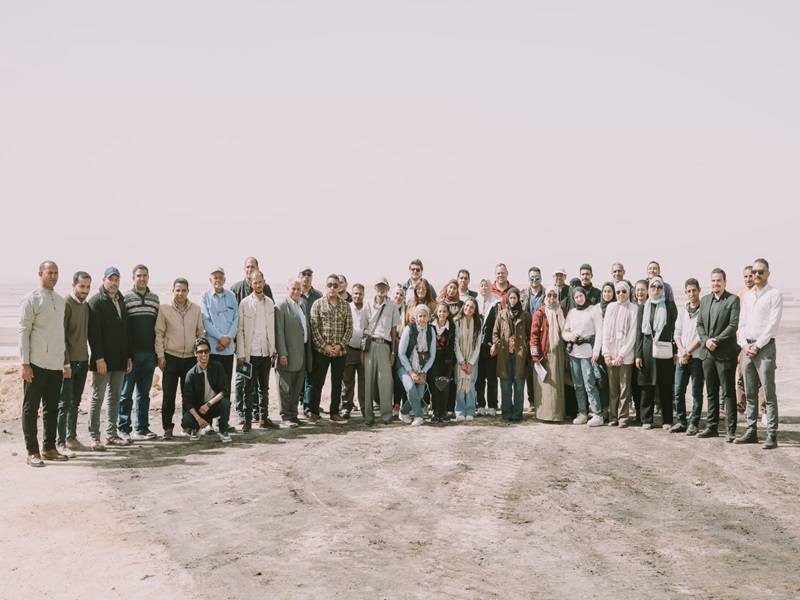 The Center of Excellence for Sustainability at Ain Shams University, in cooperation with the Dutch company Delphy International  organized a visit to the Future of Egypt - Al-Lahoun Greenhouse Sector.