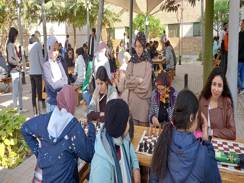 Ain Shams University Student Union holds an individual chess competition for the academic year 2023-2024