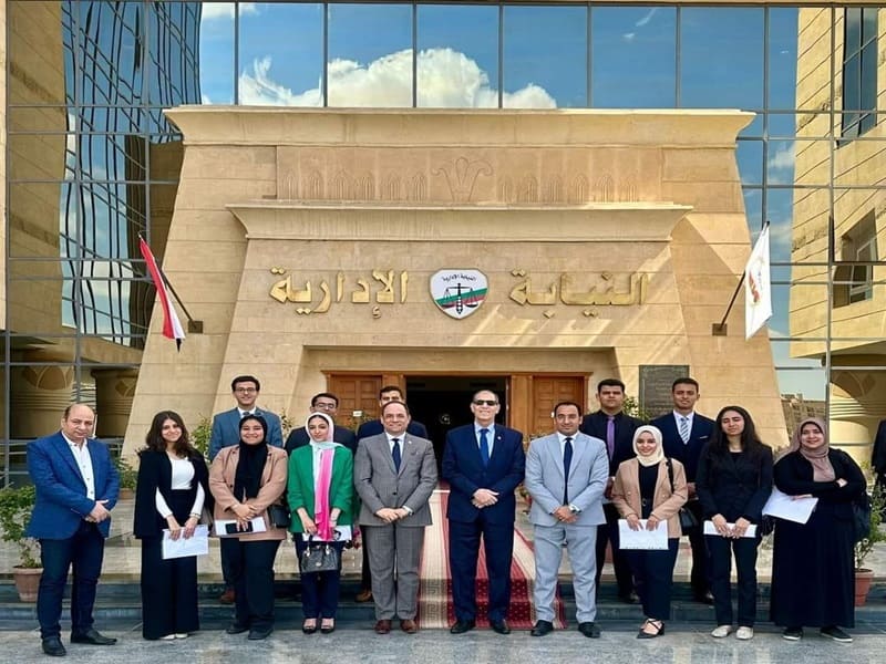 The head of the Administrative Prosecution Authority receives a delegation of students from the Faculty of Law