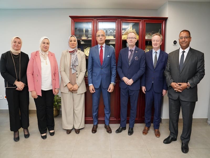 The President of Ain Shams University receives the Czech Ambassador