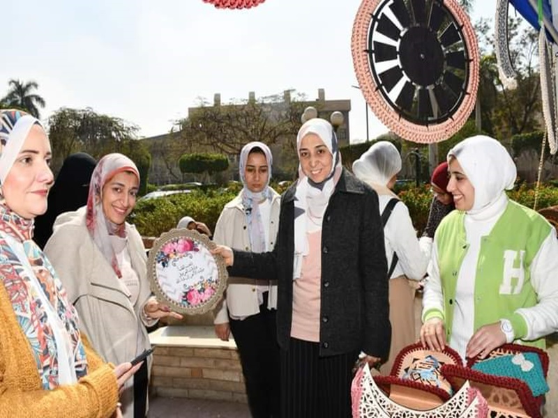 An integrated bazaar at the Faculty of Girls at Ain Shams University