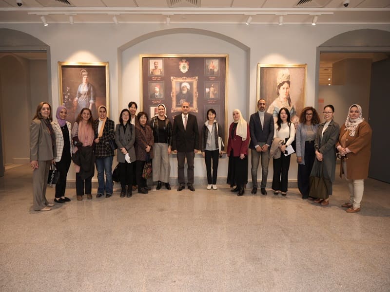 A high-level delegation from the Korean Cooperation Agency (KOLCA), accompanied by a delegation from the United Nations and the National Council for Women, visited Ain Shams University