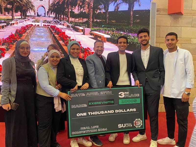 Ain Shams University wins third place in the annual competition of the American University