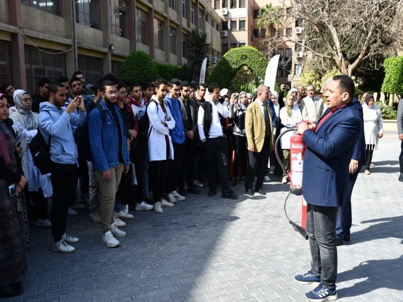 A qualification program for safety and civil protection and a distinguished evacuation experiment implemented by the university’s civil defense at the Faculty of Education