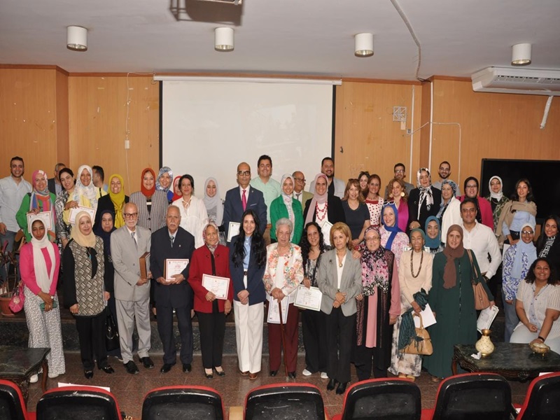 On Graduates Day... the Faculty of Al-Alsun honors the graduates of the first batch of the Spanish Language Department
